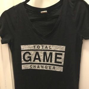 Hollister graphic T-shirt v neck